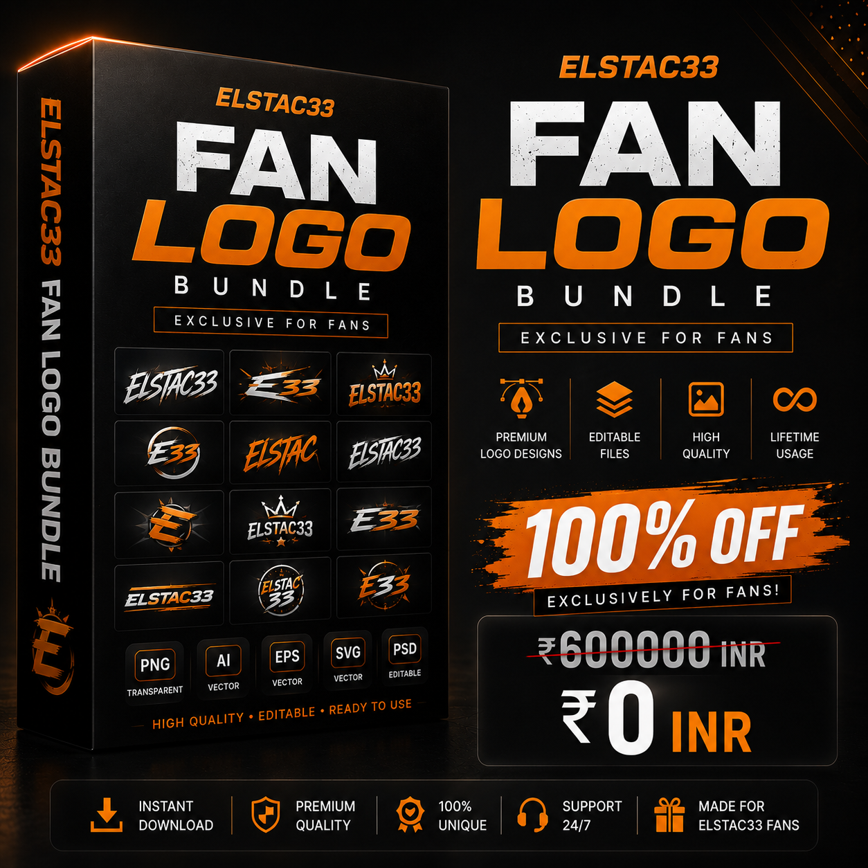 EKSTAC33 Logo Bundle: Exclusive Fan Offer